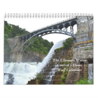 Ultimate Water Kontrolle Dams Wall Calendar