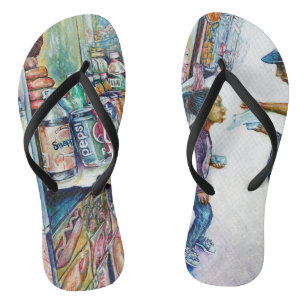 Ultimately Produces Hope Flip Flops
