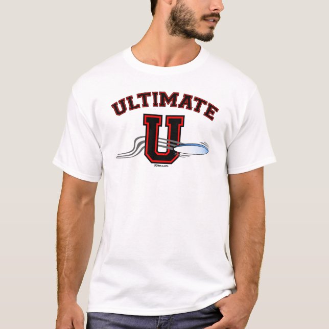 UltimateU roter Hammer 2 mit Seiten versehen T-Shirt (Vorderseite)