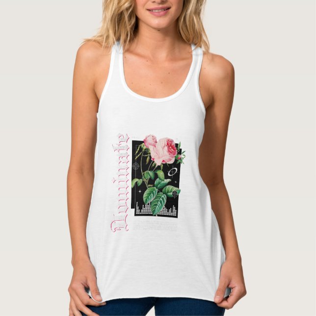 ultimative Blume phantastische Gestaltung Tank Top (Vorderseite)