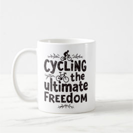Ultimative Freiheit: Radfahren im Stil Kaffeetasse