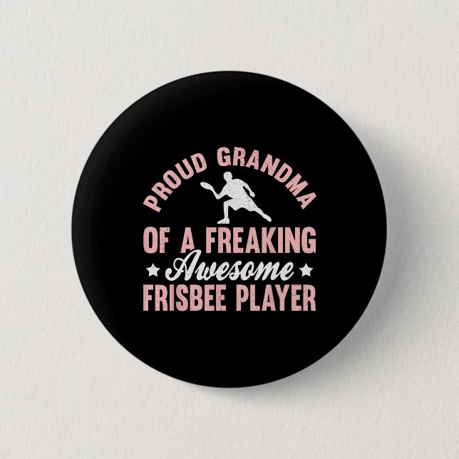 Ultimative Frisbeespielerin Disc Golf Oma  Button (Vorderseite)
