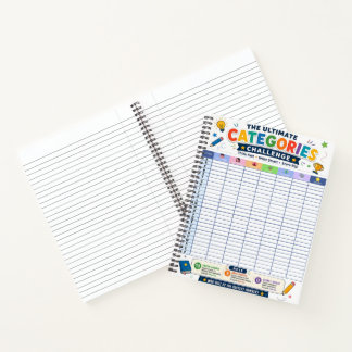 Ultimative Kategorien Challenge Druckbares Spiel Notizbuch