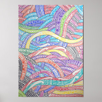 Ultimative Maori-Design-Landschaft Poster