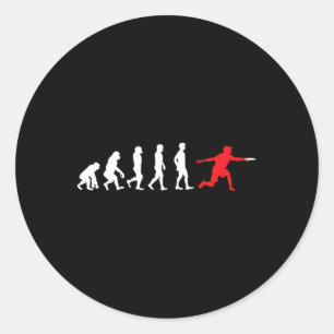 Ultimative Scheibenfliegerei Evolution Friskee Spo Runder Aufkleber