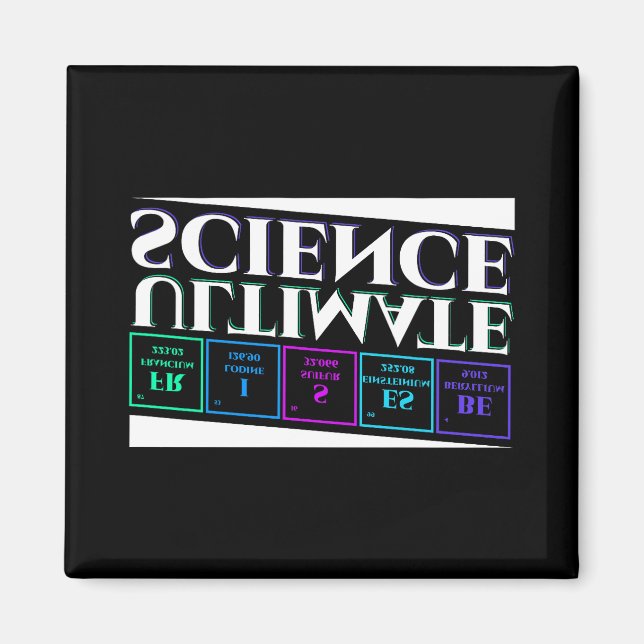 Ultimative Wissenschaft Frisbee Disc Golf Hobby Li Magnet (Vorne)