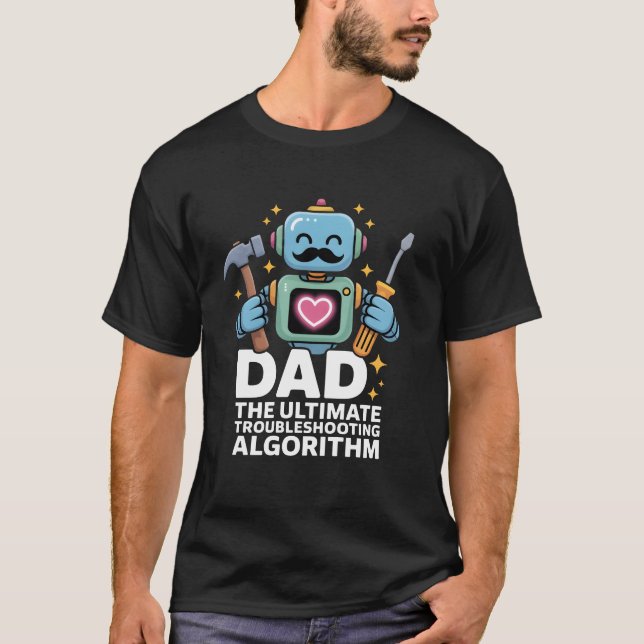 Ultimativer Algorithmus-Roboter zur Fehlerbehebung T-Shirt (Vorderseite)