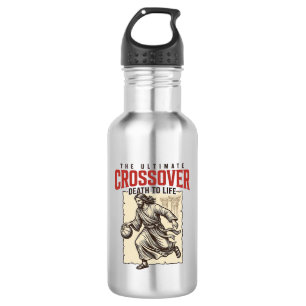 Ultimativer Crossover Christlicher Basketball Vint Edelstahlflasche
