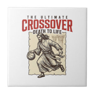 Ultimativer Crossover Christlicher Basketball Vint Fliese