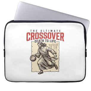 Ultimativer Crossover Christlicher Basketball Vint Laptopschutzhülle