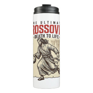 Ultimativer Crossover Christlicher Basketball Vint Thermosbecher