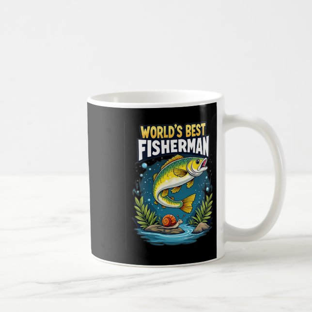 Ultimativer Fang - Bester Fischer der Welt Angelfa Kaffeetasse (Rechts)