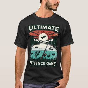 Ultimatives Geduldspiel - Lustiger Vintage-Angelfi T-Shirt