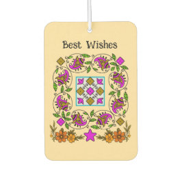 ultimatives Vintages Muster Autolufterfrischer