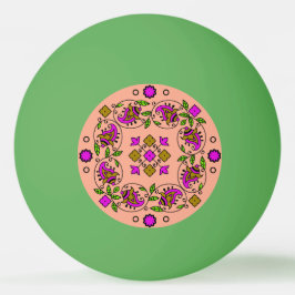 ultimatives Vintages Muster Tischtennisball