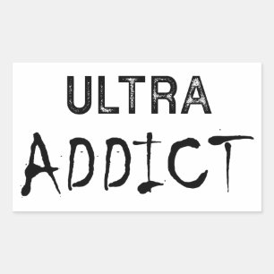 Ultra Addict Rechteckiger Aufkleber