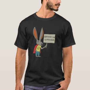 Ultra-Bunny mit dem Sign Rick Flag Shirt