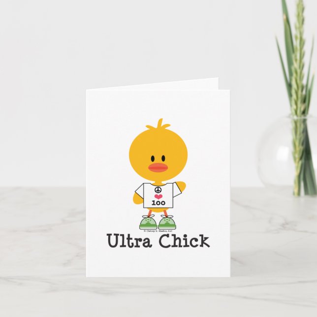 Ultra Chick 100 Karte (Vorderseite)