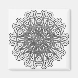 Ultra Cooles Mandala Design #1 Magnet