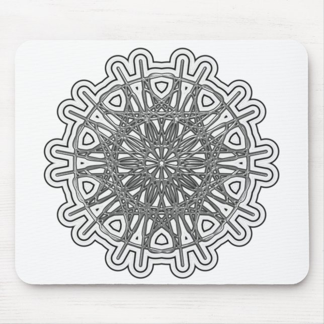 Ultra Cooles Mandala Design #1 Mousepad (Vorne)