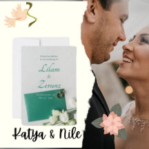 Ultra dicke Papier Silber Hochzeitseinladung