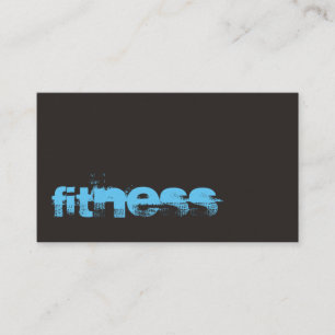 Ultra-dicke Trend-Grau-Fitness-Sport-Geschäftskart Visitenkarte