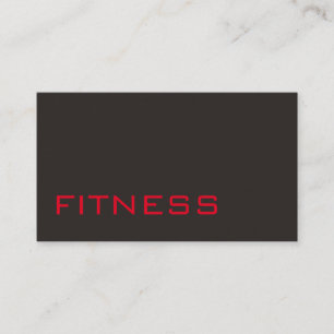 Ultra-dicke Trend-Grau-Fitness-Sport-Geschäftskart Visitenkarte