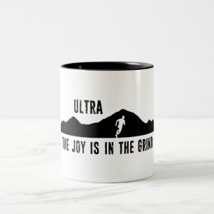 Ultra, die Freude ist in der Windenergie Zweifarbige Tasse