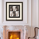 Ultra Elegantes Vintages Art Deco Muschel Poster<br><div class="desc">Dieses wunderbare Muschelposter kann bis zu Zazzles "Kolossalgröße" aufgedruckt oder klein gemacht werden. Die Lage des Hotels ist sehr gut. Ein Geschenk für Ihren Lieblingsbewohner.</div>