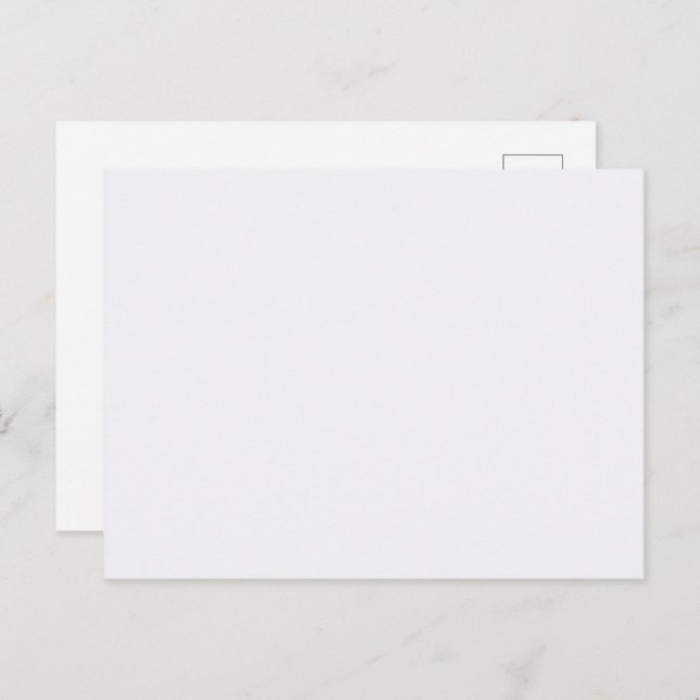 Ultra Light Gray Minimal Hintergrund Feiertagspostkarte (Vorne/Hinten)