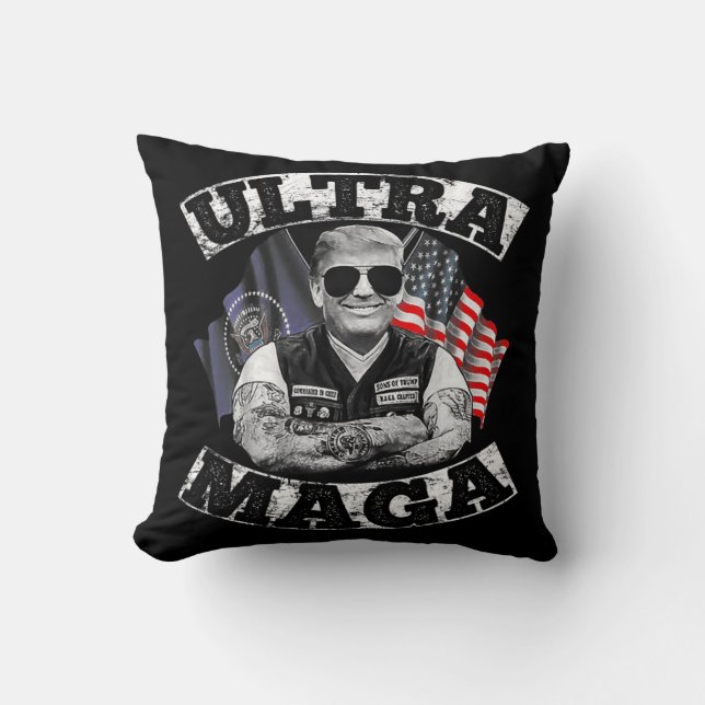 Ultra MAGA 76 Kissen (Vorderseite)