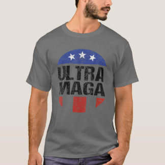 Ultra Maga Funny American Flag Lover T-Shirt