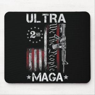 Ultra MAGA Gun AR - Zitat Patriotische amerikanisc Mousepad