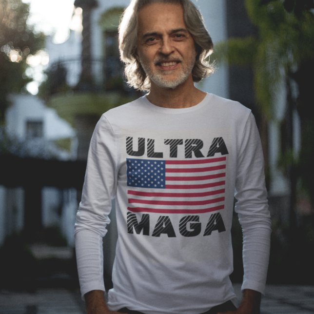 ULTRA MAGA MENS TRUMP T - SHIRT LANGE GESCHLEEBEN (Von Creator hochgeladen)
