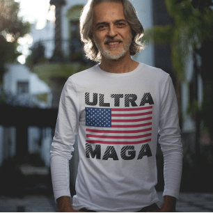 ULTRA MAGA MENS TRUMP T-SHIRTS LONG SLEEVED
