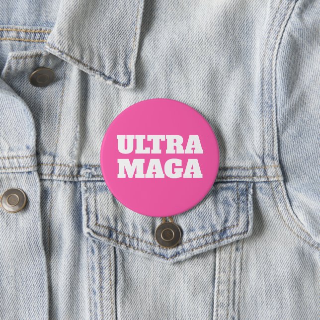 Ultra MAGA Pink Women für Trump Button (Beispiel)