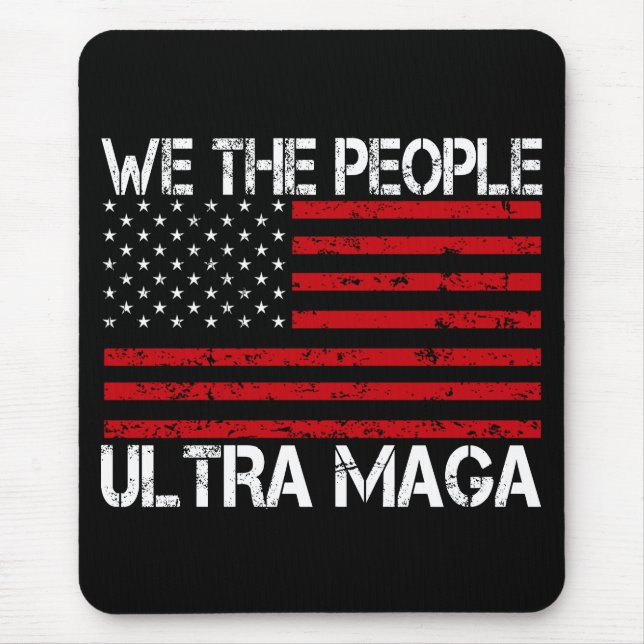 Ultra Maga Pro Trump 2024 Funny Republikaner Mousepad (Vorne)