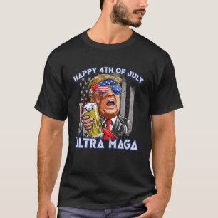 Ultra Maga Proud Pro Trump glücklich 4. Juli Ameri T-Shirt