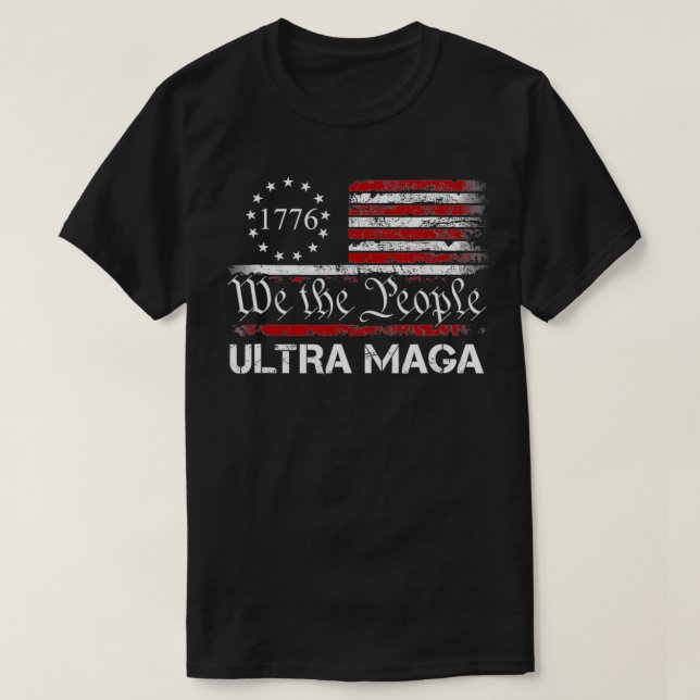 Ultra Maga Proud UltraMaga Vintage  T-Shirt (Design vorne)