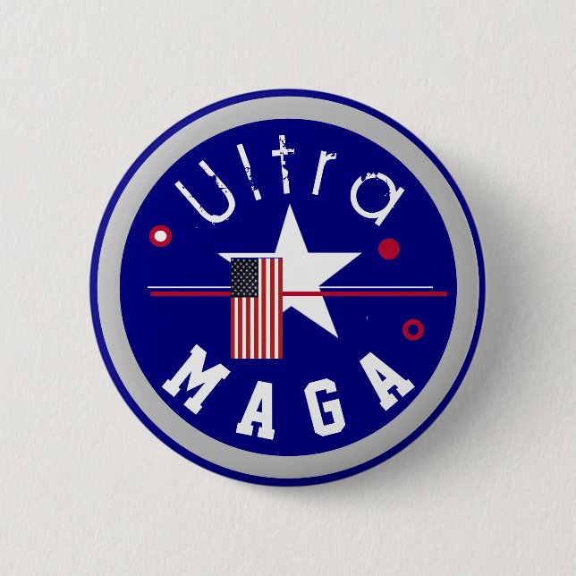 Ultra-MAGA-Schaltfläche Button (Vorderseite)