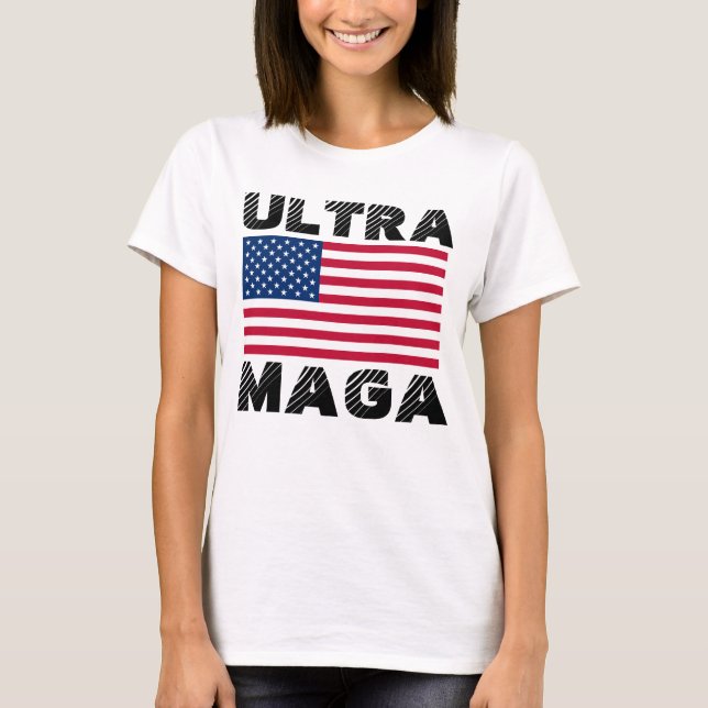 ULTRA MAGA TRUMP 2024 T - SHIRT (Vorderseite)
