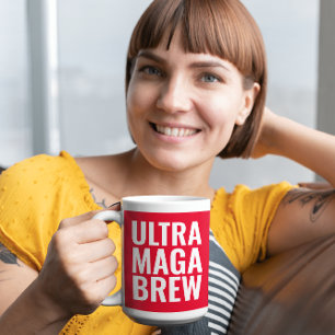 ULTRA MAGA TRUMP BREW COFFEE MUG KAFFEETASSE