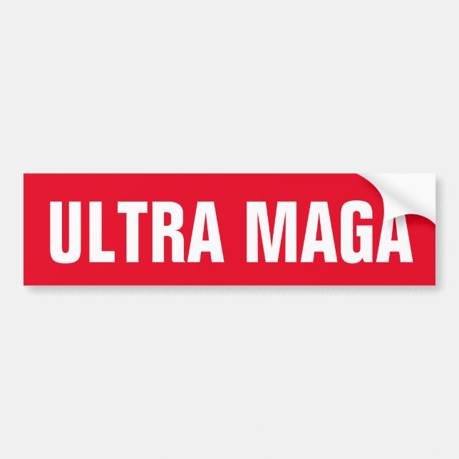 ULTRA MAGA TRUMP PATRIOT AUTOAUFKLEBER (Vorne)