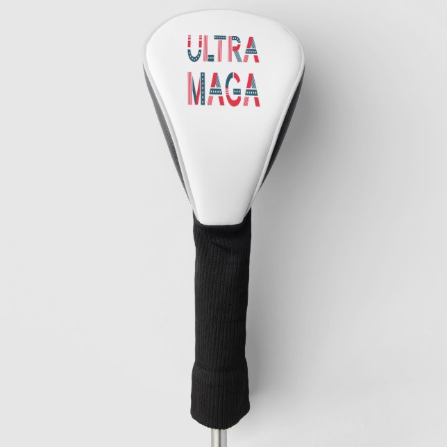 Ultra MAGA Trump Patriotische Republikanische Kons Golf Headcover (Vorderseite)