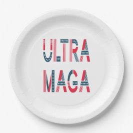 Ultra MAGA Trump Patriotische Republikanische Kons Pappteller