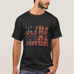 Ultra MAGA Trump Unterstützer ⛳ Great Again USA T-Shirt
