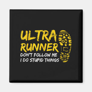 Ultra-Marathon-Design für einen Ultra-Marathon-Läu Magnet