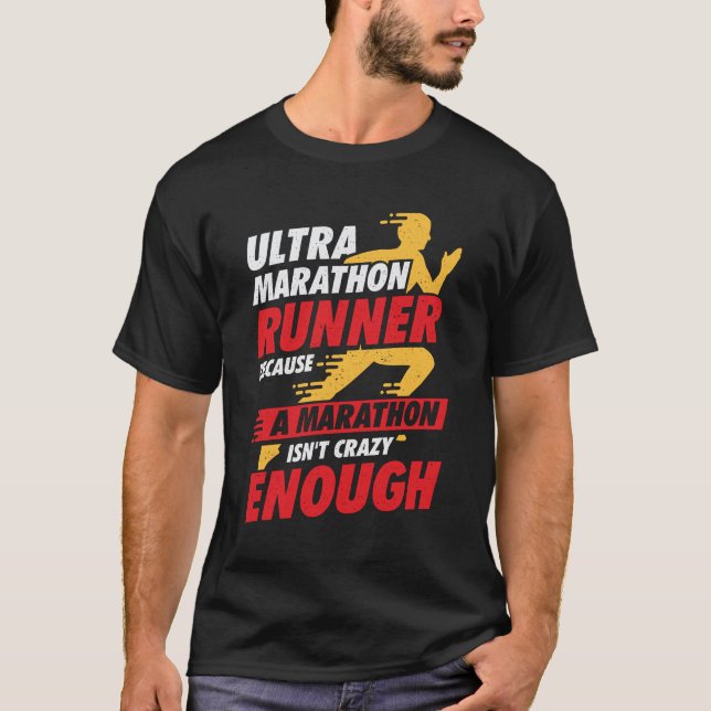 Ultra-Marathon-Laufmarathonläufer-Geschenk T-Shirt (Vorderseite)