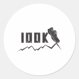Ultra Marathoner Runder Aufkleber