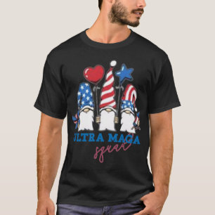 Ultra Mega Squad Gnomes USA Flagge unterstützen Tr T-Shirt